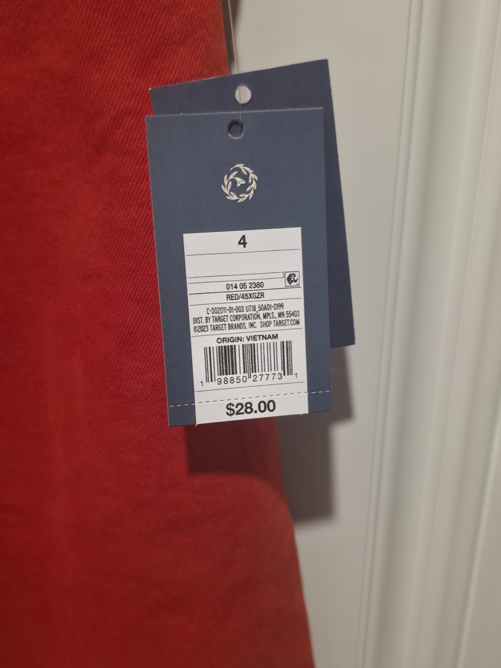 Universal Thread Sailor-Leg Jeans in Red